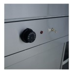 Μπέν μαρί βιτρίνα επιδαπέδιο με αποθήκη 170x70x85 εκ BM-MDX170